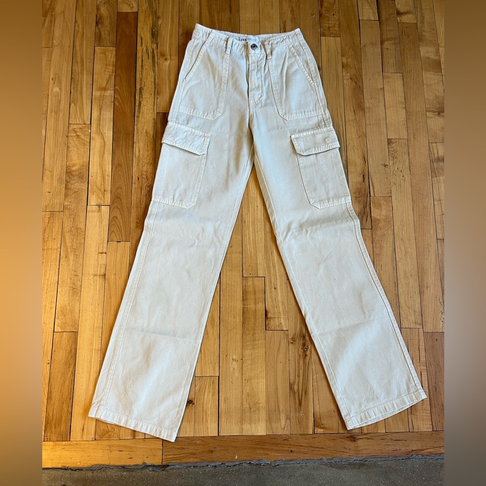 Khaki cargo pants